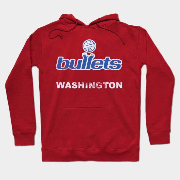 Bullets Defunct Basketball Design Hoodie by darklordpug